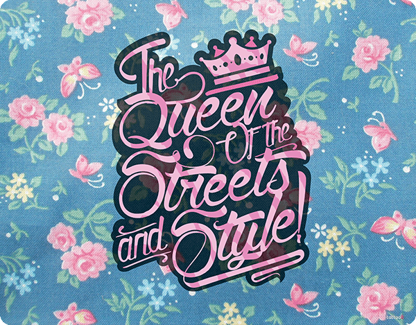 Queen of the Streets - Floral Blue