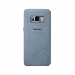 Alcantara Cover Mint - Samsung Galaxy S8 Carcasa Plastic Argintiu
