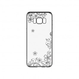 Devia Joyous Silver - Samsung Galaxy S8 Carcasa Silicon (Cristale Swarovski®, electroplacat)