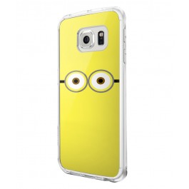 Minion Eyes - Samsung Galaxy S6 Carcasa Silicon