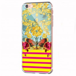 Butterfly Effect - iPhone 6 Carcasa Transparenta Silicon