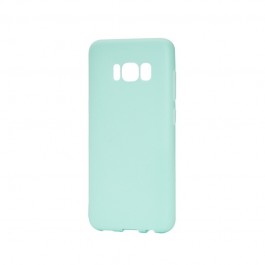 Procell Silky - Samsung Galaxy S8 Carcasa Silicon Albastru