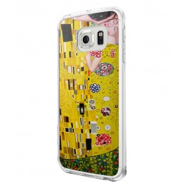 Gustav Klimt - The Kiss - Samsung Galaxy S6 Edge Carcasa Silicon Premium