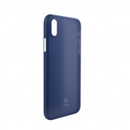 Mcdodo Air Clear Blue - iPhone X Carcasa Ultra Slim (0.3mm)