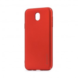 Meleovo Metallic 360 Red - Samsung Galaxy J5 (2017) Carcasa Slim PC (culoare metalizata fina)