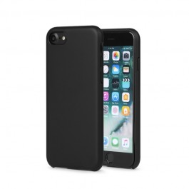 Meleovo Pure Gear II Black - iPhone 8 Carcasa (culoare metalizata fina, interior piele intoarsa)
