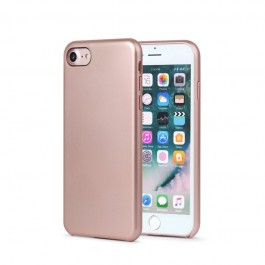  Meleovo Pure Gear II Rose Gold - iPhone 8 Carcasa (culoare metalizata fina, interior piele intoarsa)