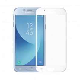 Folie Meleovo Sticla Full Cover White (2.5D, 9H, oleophobic) - Samsung Galaxy J7 (2017)