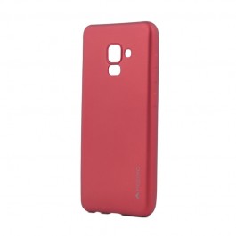 Meleovo Soft Slim Red - Samsung Galaxy A8 (2018) Carcasa Silicon (aspect mat)