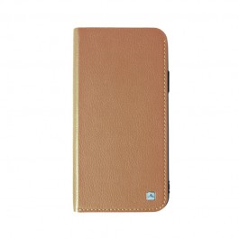 Meleovo Smart Jacket Light Brown - iPhone X Husa Book Piele eco