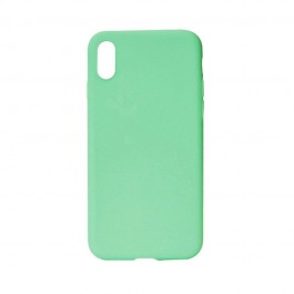 Procell Silky - iPhone X Carcasa Silicon Verde Crud