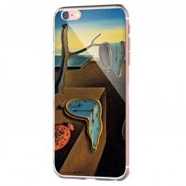 Salvador Dali - The Persistence of Memory - iPhone 6 Carcasa Transparenta Silicon
