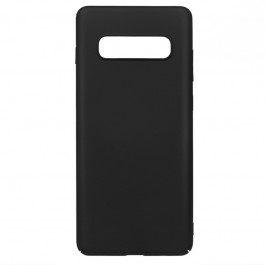 Just Must Uvo Black - Samsung Galaxy S10 Carcasa Plastic (material fin la atingere, slim fit)
