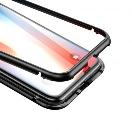 Baseus Magnetite Black - iPhone XS Max Carcasa (protectie 360 grade din 2 piese cu inchidere magnetica)
