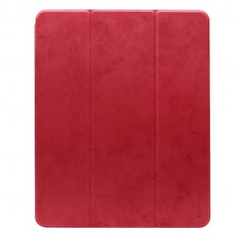 Comma Leather Case Red - iPad Pro 11 inch Husa Piele (pencil slot)