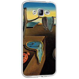 Salvador Dali - The Persistence of Memory - Samsung Galaxy J3 Carcasa Transparenta Silicon