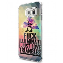 Love Triangles - Samsung Galaxy S7 Carcasa Silicon