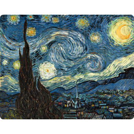 Van Gogh - Starry Night - Samsung Galaxy S5 Mini Carcasa Transparenta Silicon