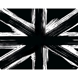 Black UK Flag