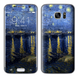 Van Gogh - Starryrhone - Samsung Galaxy S7 Skin