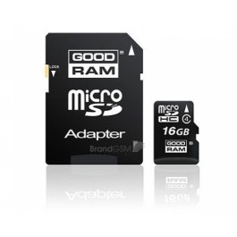 Card Memorie Goodram MicroSD 16 GB + Adaptor