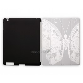 Husa Procell Covermate Butterfly Negru - iPad 2