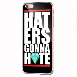 Haters Gonna Hate 2 - iPhone 6 Carcasa Transparenta Silicon