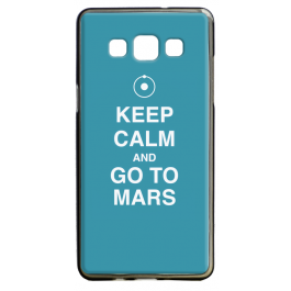 Keep Calm and Go to Mars - Samsung Galaxy A5 Carcasa Silicon