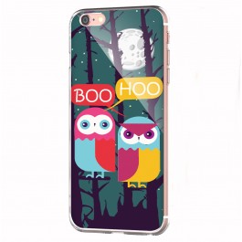 Boo Hoo 2 - iPhone 6 Carcasa Transparenta Silicon
