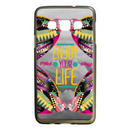 Enjoy Your Life - Samsung Galaxy A3 Carcasa Silicon Premium