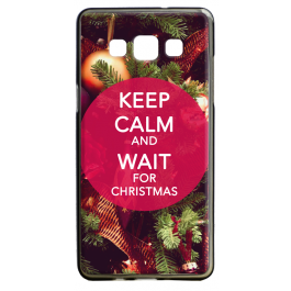 Keep Calm and Wait for Christmas - Samsung Galaxy A5 Carcasa Silicon