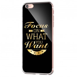 Focus - iPhone 6 Carcasa Transparenta Silicon