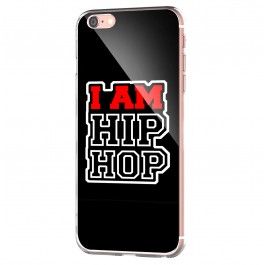 I am Hip Hop - iPhone 6 Carcasa Transparenta Silicon