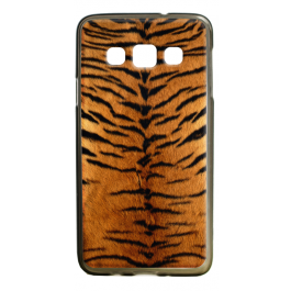 Tiger Fur - Samsung Galaxy A3 Carcasa Silicon Premium