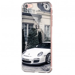 Porsche - iPhone 6 Carcasa Transparenta Silicon