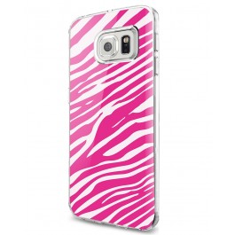 Pink Zebra - Samsung Galaxy S7 Carcasa Silicon