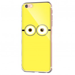 Minion Eyes - iPhone 6 Carcasa Transparenta Silicon
