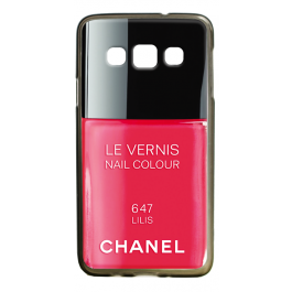 Chanel Lilis Nail Polish - Samsung Galaxy A3 Carcasa Silicon Premium