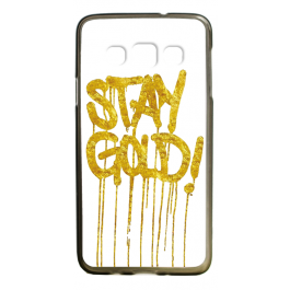 Stay Gold - Samsung Galaxy A3 Carcasa Silicon Premium