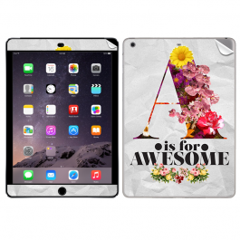 A is for Awesome - Apple iPad Air 2 Skin