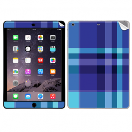Blue Plaid - Apple iPad Air 2 Skin