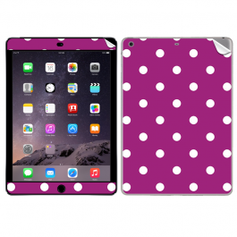 Purple White Dots - Apple iPad Air 2 Skin