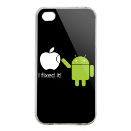 I fixed it - iPhone 4/4S Carcasa Alba/Transparenta Plastic