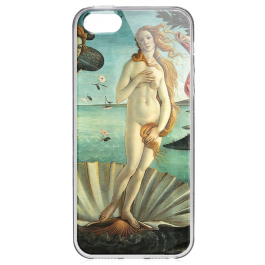 Botticelli - La nascita di Venere - iPhone 5/5S Carcasa Transparenta Silicon