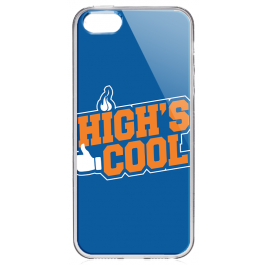 High's Cool - iPhone 5/5S Carcasa Transparenta Plastic