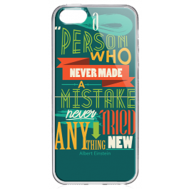 Anything New - iPhone 5/5S Carcasa Transparenta Plastic