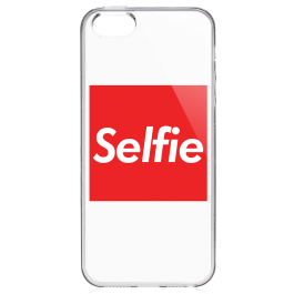 Selfie - iPhone 5/5S Carcasa Transparenta Plastic
