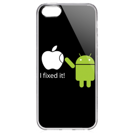 I fixed it - iPhone 5/5S/SE Carcasa Transparenta Silicon