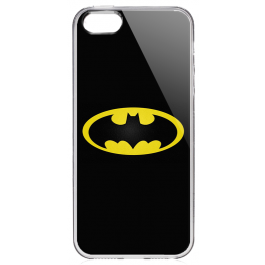 Batman Logo - iPhone 5/5S Carcasa Transparenta Plastic