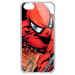 Spiderman - iPhone 5/5S Carcasa Transparenta Plastic